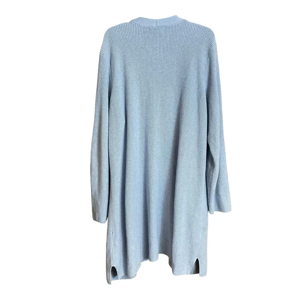 Old Navy light blue open front long cardigan XXL Tall - Picture 2 of 9